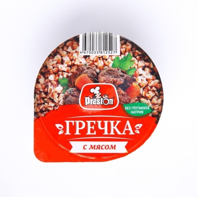 Гречка с мясом в стакане, 55 г