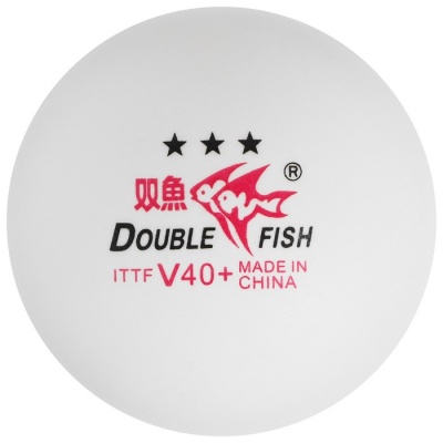 Мячи для настольного тенниса Double Fish, 3 звезды, 10 шт., диаметр 40+