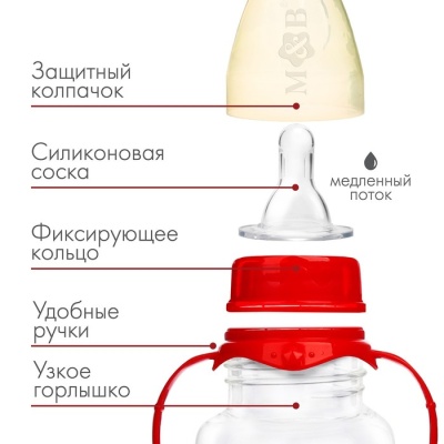 Бутылочка для кормления «Енотик Тобби» детская приталенная