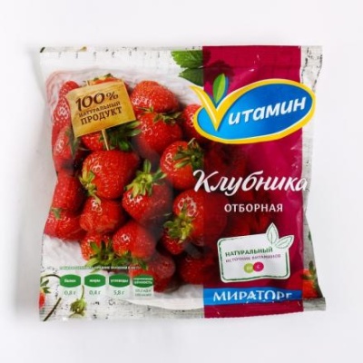 Клубника с/м 300г*20 (6кг) Россия Vитамин