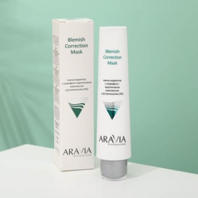 Маска-корректор "Aravia Professional", против несовершенств, с хлорофилл-каротиновым комплексом, 100 мл