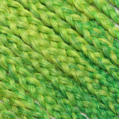 Афрокосы, 60 см, 18 прядей (CE), цвет светло-зелёный/зелёный/ультрамарин(#FR-31)