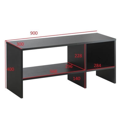 Тумба под ТВ 1 , 900х400х300, Черный