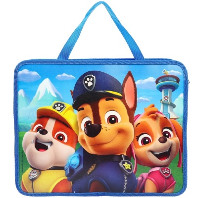 Папка с ручками пластик А4 75мм 330*260 ПМ-А4-26, Paw Patrol