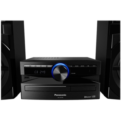 Акустическая система Panasonic SC-UX100E-K, 300 Вт, FM, BT, USB, дисплей, пульт, черная