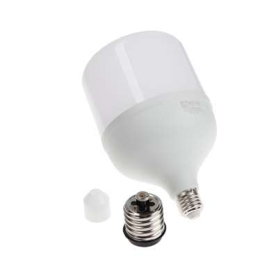 Лампа светодиодная IN HOME LED-HP-PRO, 50 Вт, 230 В, Е27, E40, 6500 К, 4750 Лм, с адаптером