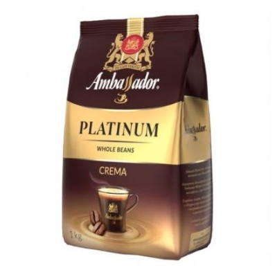 Кофе в зер.Ambassador Platinum Crema 1кг