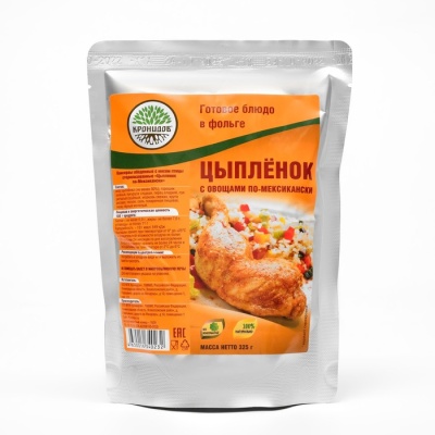 Консервы «Цыпленок по-мексикански» обеденные с мясом, 325 г