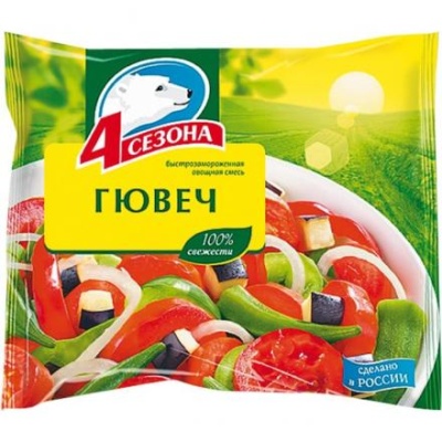 Овощи "Гювеч" 400г/"4 сезона"