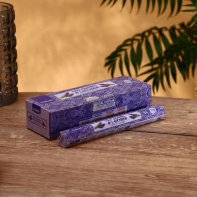 Благовония NAG CHAMPA "Tulasi" 15 аромапалочек Lavender