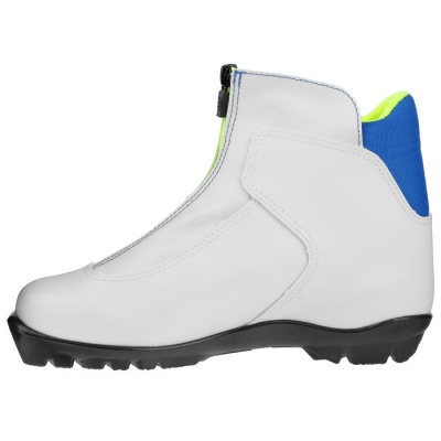 Ботинки лыжные TREK Olimpia, NNN, искусственная кожа, цвет белый, лого синий, размер 42