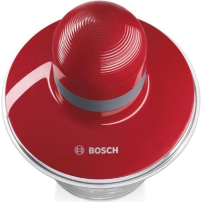 Измельчитель Bosch MMR08R2, пластик, 400 Вт, 0.8 л, красный