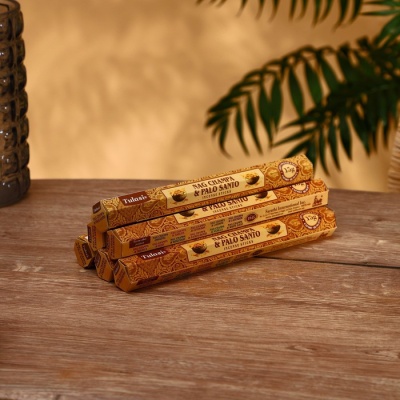 Благовония NAG CHAMPA "Tulasi" 15 аромапалочек Palo Santo