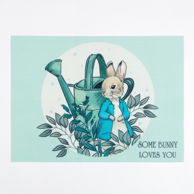 Салфетка на стол Доляна "SOME BUNNY LOVES YOU" ПВХ 40*29см