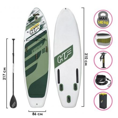 SUP-доска Kahawai Set, 310 х 86 х 15 см, 65308 Bestway