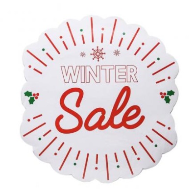 Наклейки для витрин Winter sale, 60 х 56 см