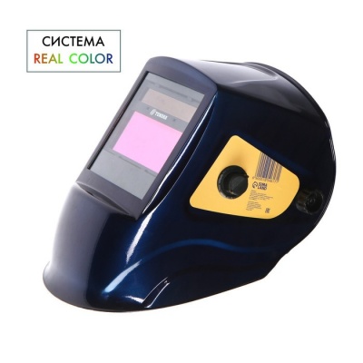 Маска сварщика ТУНДРА Pro Ф8 REAL COLOR, хамелеон,100х50 мм, DIN 4/9-13, двойной LCD дисплей