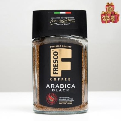 Кофе FRESCO Arabica Black ст/б, 90 г