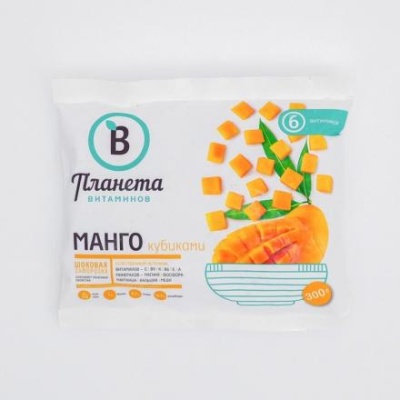 Манго кусочки 300г Планета Витаминов