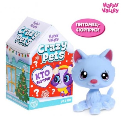 Питомцы Crazy Pets, Новогодние, МИКС