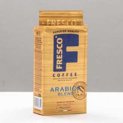 Кофе FRESCO Arabica Blend 250г, молотый, вакуумная упаковка