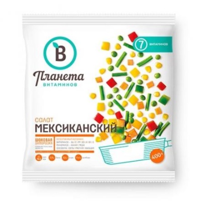 Смесь овощная Мексиканская 400г Планета Витаминов