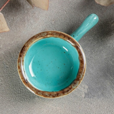 Кокотница с ручкой Turquoise