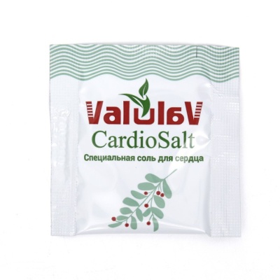 Соль для сердца ValulaV CardioSalt, 50 саше-пакетов по 3 г