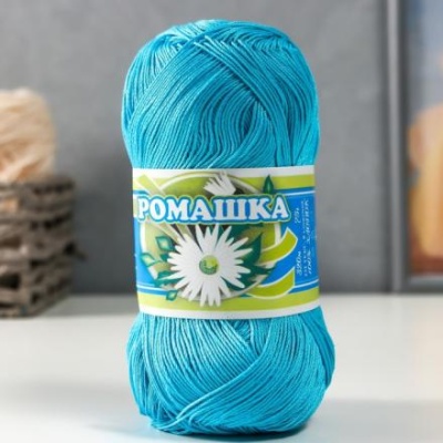 Нитки вязальные "Ромашка" 320м/75гр 100% мерсеризованный хлопок цвет 3006