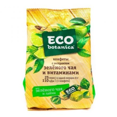 КОНФ ВЕС Eco botanica с экстрактом зелён чая и витаминами фас 200 г