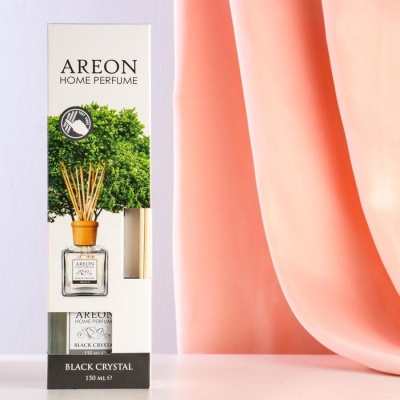 Диффузор ароматический для дома Areon Sticks, 150 мл, "Black Crystal",цветы и мускус