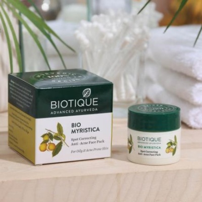 Маска для лица BIOTIQUE, мускатный орех, 20 г