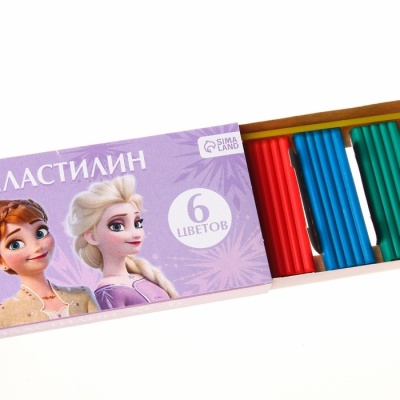 Пластилин 6 цветов 90 г, Холодное сердце