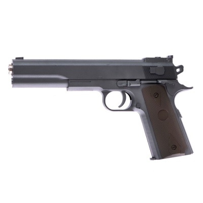 Пистолет Colt M1911, с металлическими элементами, 25 см, стреляет пульками 6 мм