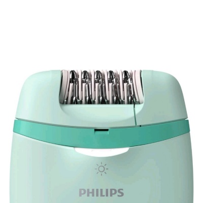 Эпилятор Philips BRE265/00, 5.4 Вт, 20 пинцетов, 2 скорости, от сети, цвет мятный