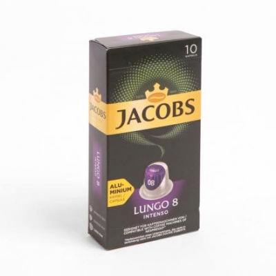 Капсулы кофе Jacobs 10шт/Lungo 8 Intenso