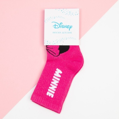 Носки для девочки "Minnie", DISNEY, 18-20 см, цвет розовый