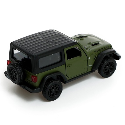 Машина металлическая JEEP WRANGLER, 1:32, инерция, цвет матовый зелёный