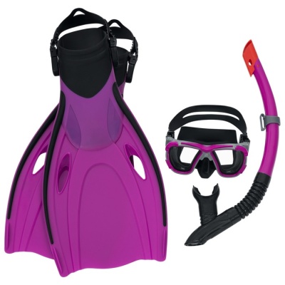 Набор для плавания Inspira Pro Snorkel Set, размер L/XL (маска,трубка,ласты), цвет МИКС 25045