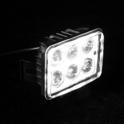 Противотуманная фара, 12 В, 6 LED, IP67, 6000 К, направленный свет