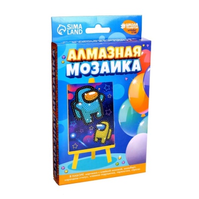 Алмазная мозаика для детей «Игровой мир» 10х15 см