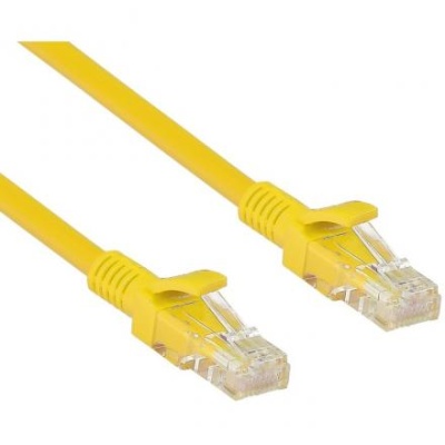 Патч-корд ExeGate UTP-RJ45-RJ45-5e-5M-YL, UTP 5е кат., RJ-45(m)-RJ-45(m), 5 м, жёлтый