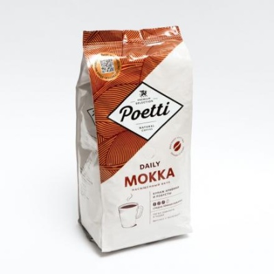 Кофе в зер.Poetti Daily Mokka 1кг