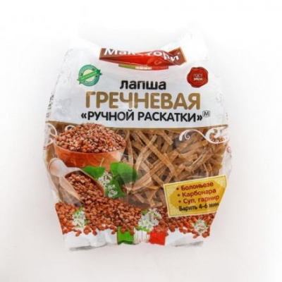 Лапша гречневая Макстори, ручной раскатки, 250 г