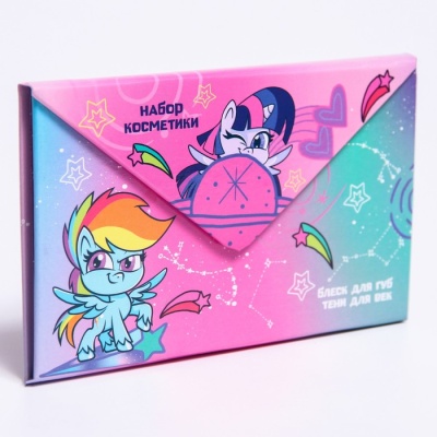 Набор косметики My Little Pony, тени 5 цв по 1,3 гр, блеск 5 цв по 0,8 гр