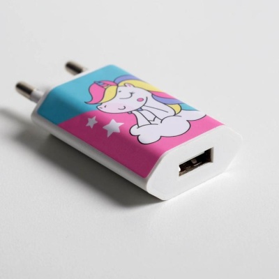 Набор кабель USB - micro USB и штекер «Единорог», 1 м