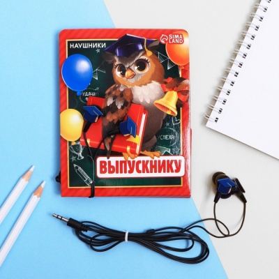 Наушники проводные «Выпускнику», 1,2 м