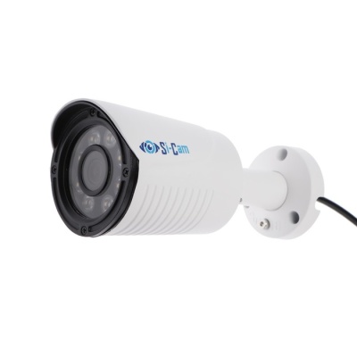 Видеокамера уличная Si-Cam SC-DSS501F IR, IP, 5 Мп, 3.6F, CMOS, 1/3", день/ночь, LED