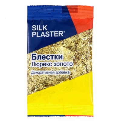 Блестки Silk Plaster, люрекс, золотые