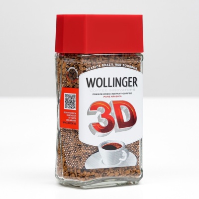 Кофе WOLLINGER 3D в банке, 95 г